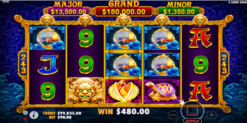 5 Lions Gold slot review ☝️ Play 5 Lions Gold casino slot DEMO free 🤑