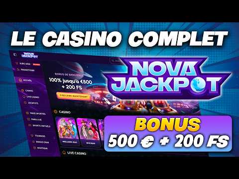 Décrochez le jackpot en ligne sur Novajackpot Casino - Jouez dès maintenant!