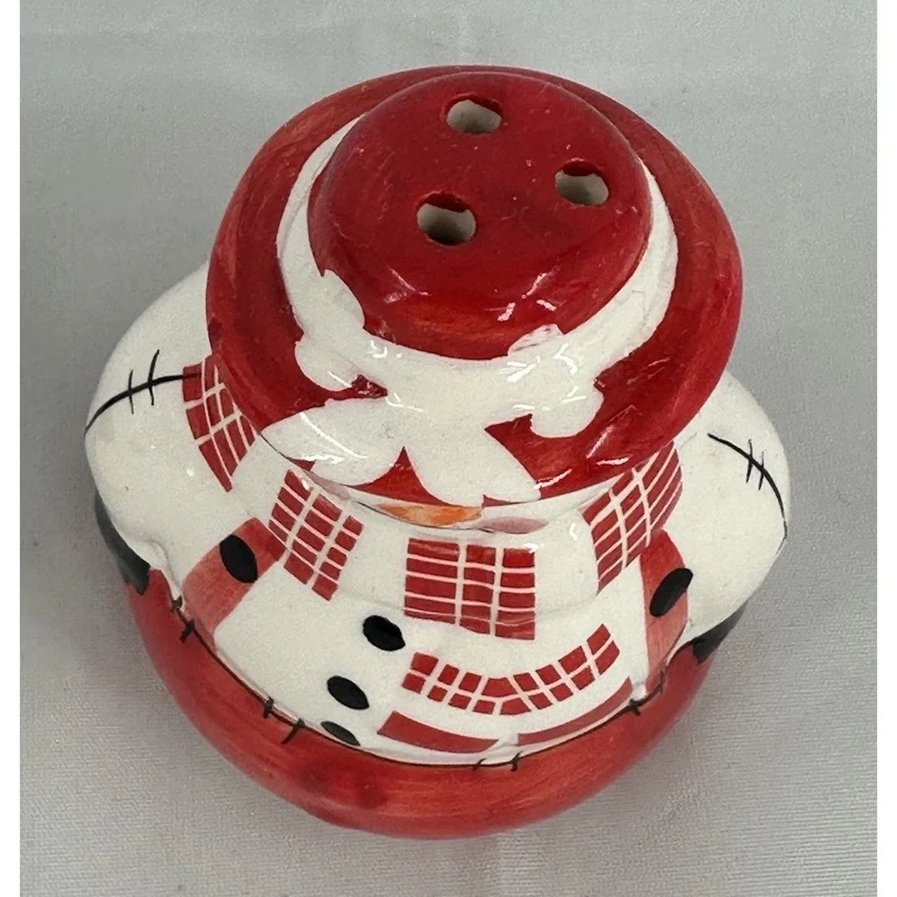 The Finishing Touch‎ American Greetings Mr. and Mrs. Snowman Salt Pepper Shakers