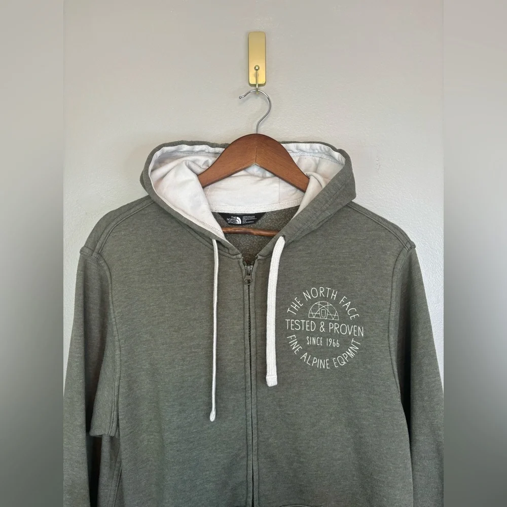 THE NORTH FACE Fine Alpine Equipment Full Zip Green Hoodie Jacket Men Medium‎