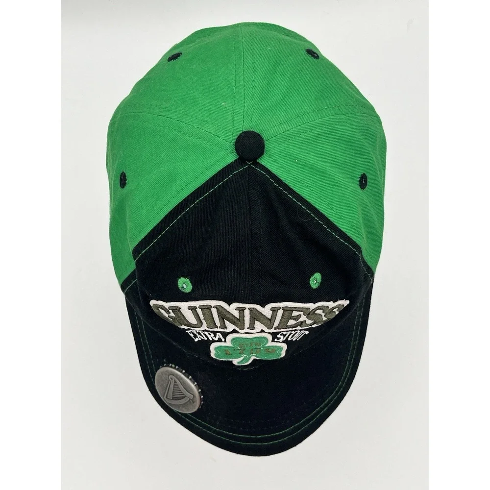 Guinness SnapBack Hat With Bottle Opener Irish St Patricks Day Black And Green
