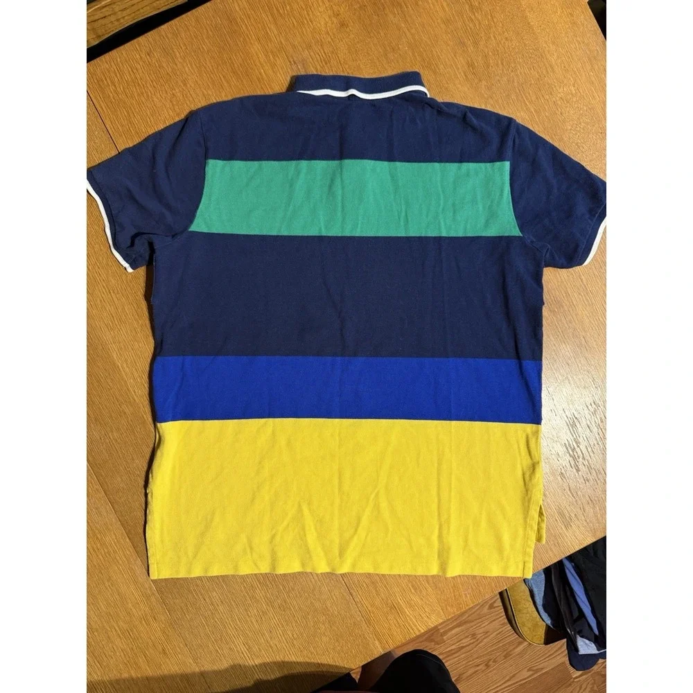Polo Ralph Lauren Custom Fit P15 Offshore‎ Sailing Team Stripe Polo Shirt XL