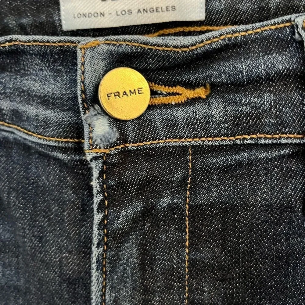 FRAME‎ le high skinny dark blue Denim Jeans, waist 14.5