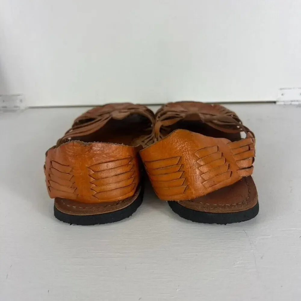 De Clasico Mexican Huarache Sandals Light Brown Men’s Size 9 Tire tread Casual