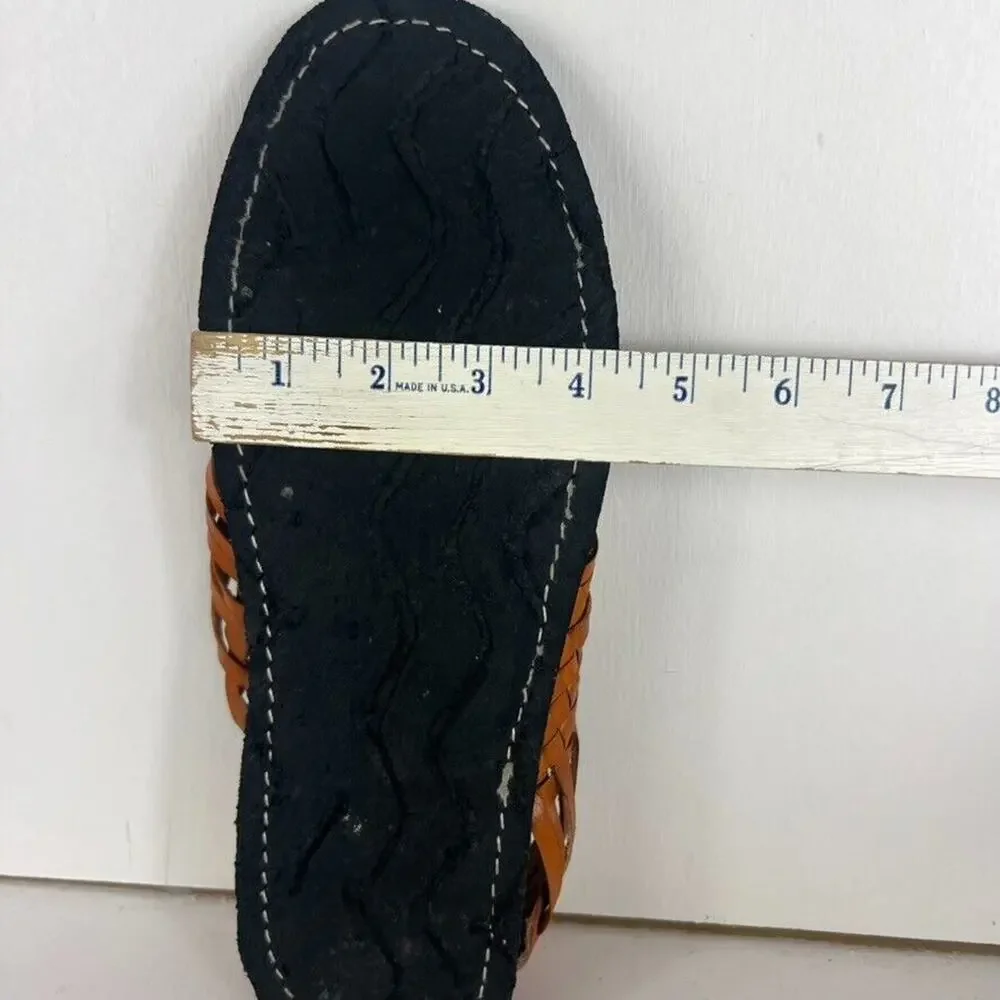 De Clasico Mexican Huarache Sandals Light Brown Men’s Size 9 Tire tread Casual