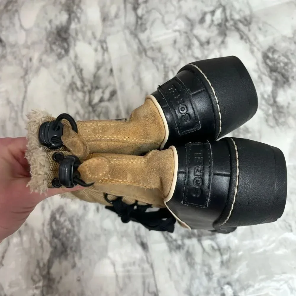 Sorel Tivoli III snow Boots tan brown winter size 4