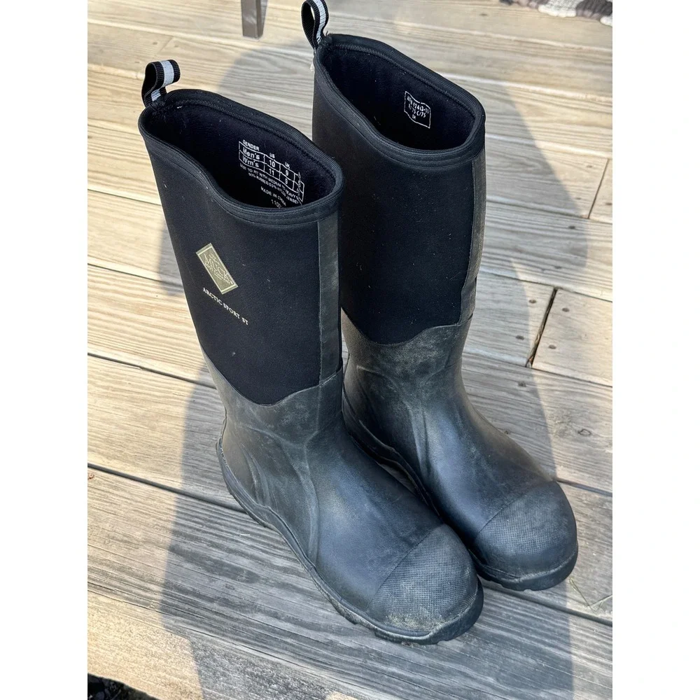 Muck Boot Co Arctic Sport ST Men 10 Steel Toe Waterproof Insulated Work Boots EH