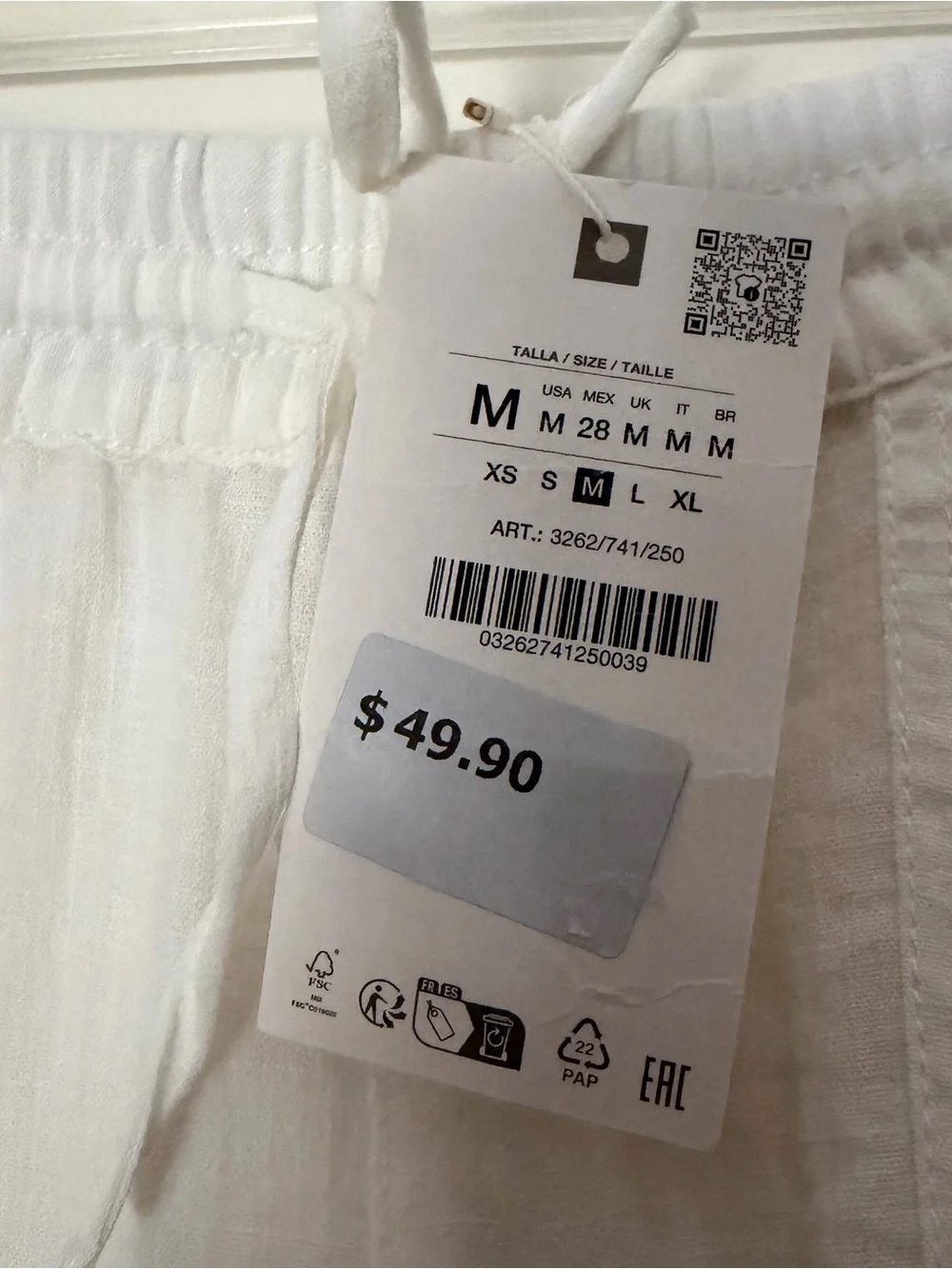 Zara polyamide elastic night