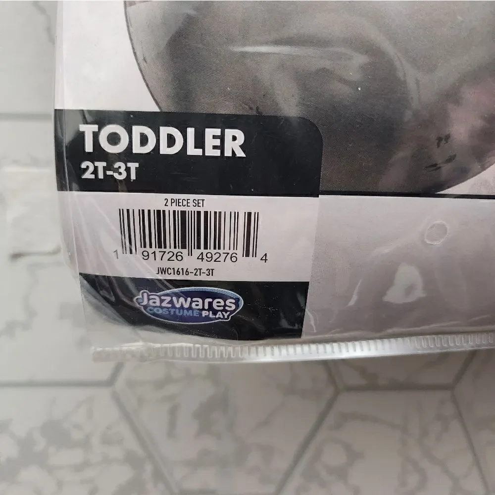 Star Wars The Mandalorian Grogu Baby Yoda Toddler Costume Size 2T-3T NEW