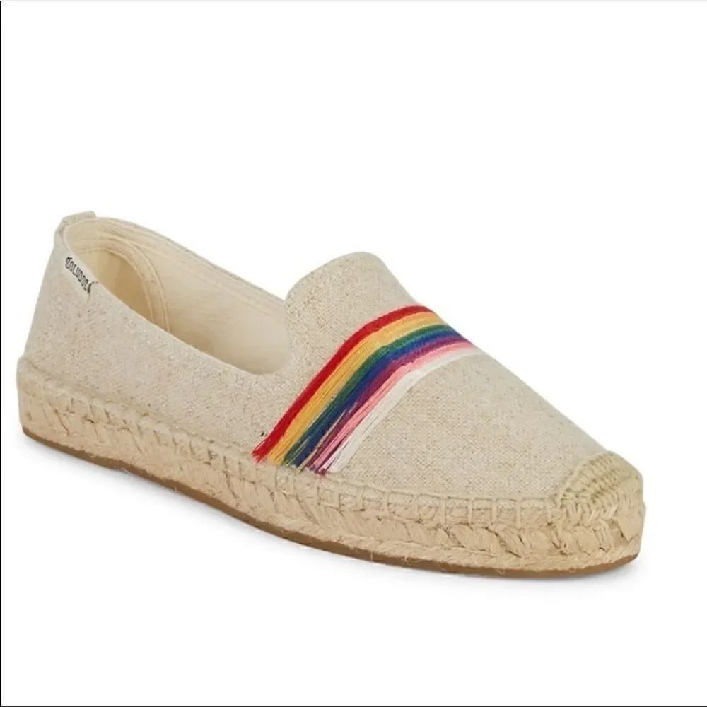 Soludos Pride Canvas Esapdrille Flat Slip on