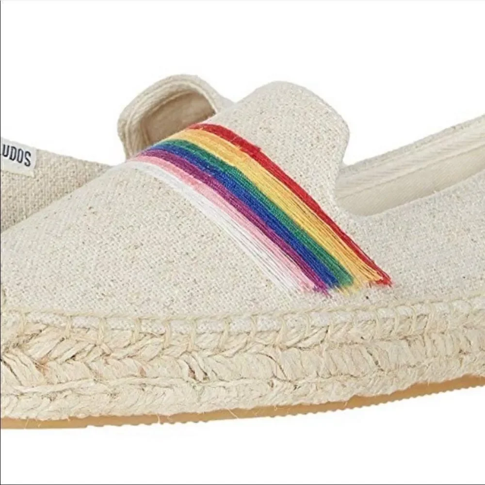 Soludos Pride Canvas Esapdrille Flat Slip on