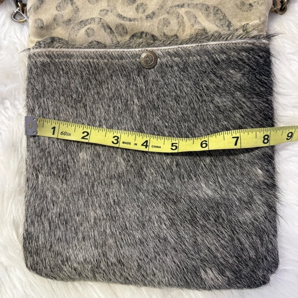 Myra Bag Hair-On Hide Crossbody Bag Western Boho Cowhide