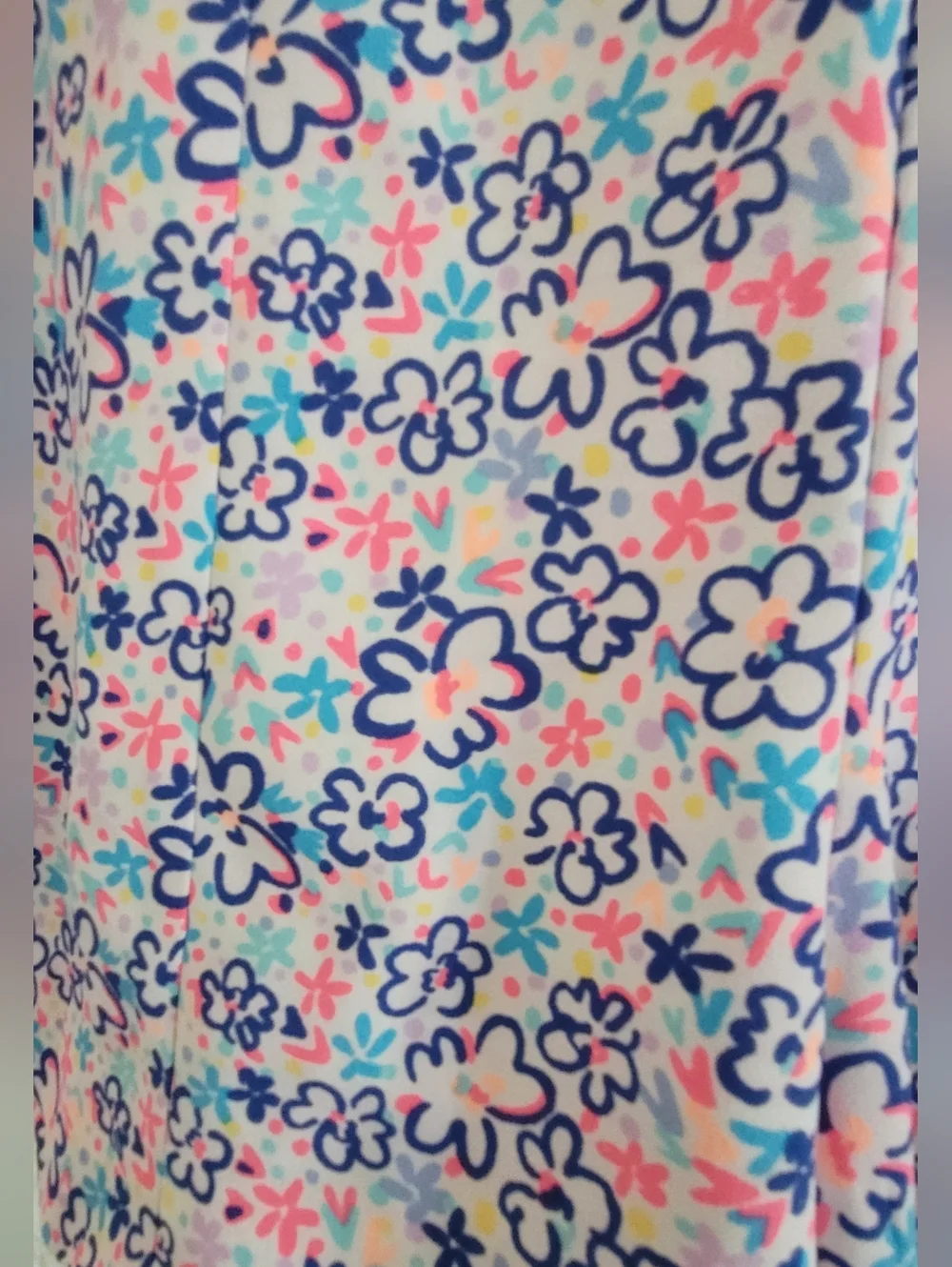 Lilly Pulitzer Bright Floral Scalloped Hem High Rise Shorts with Tie Belt