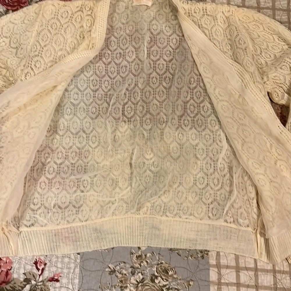 Rare vintage Saks Fifth Avenue made in England wool cardigan sweater ladies
