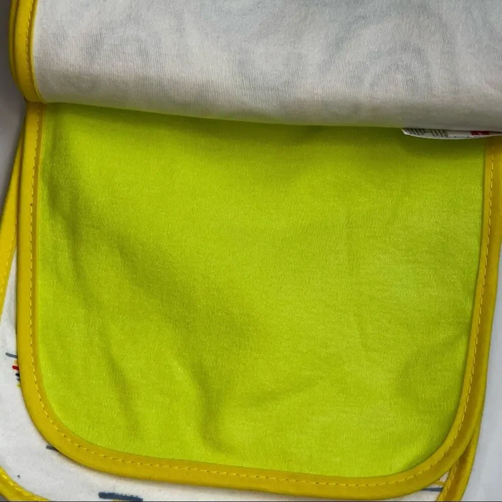 Chick Pea 5 Pack Bib Set