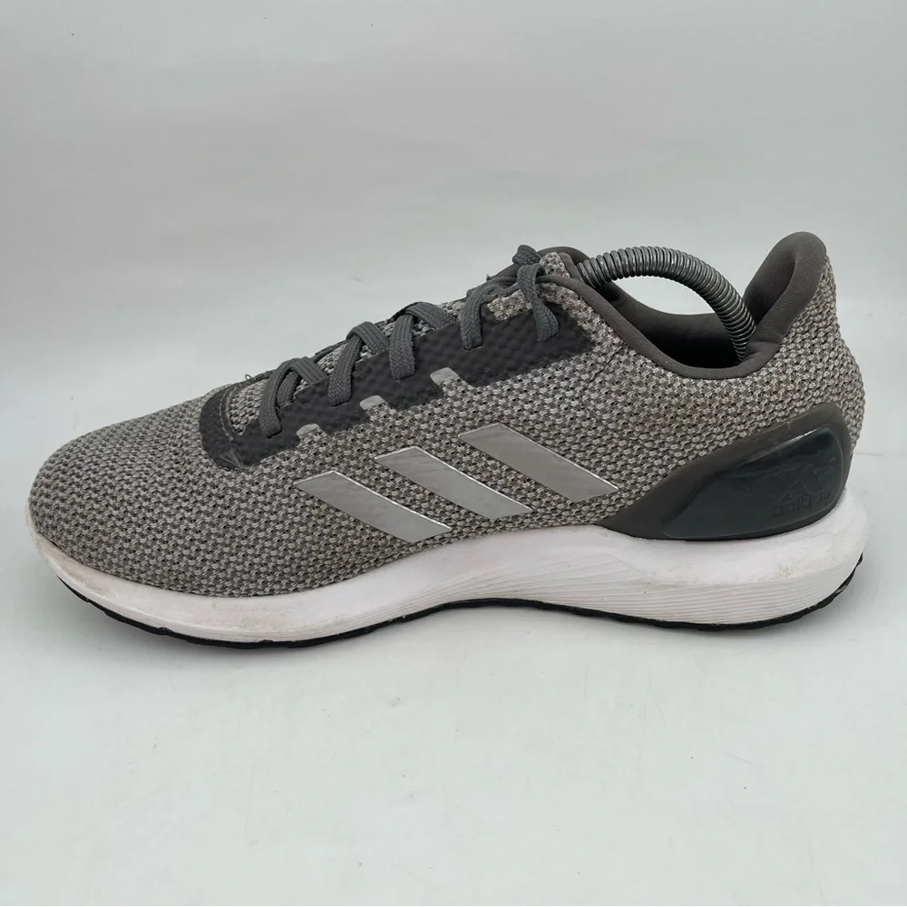 Adidas Women’s Cosmic 2 SL -SZ 12- Silver Grey Lace-Up Running Shoes Sneakers