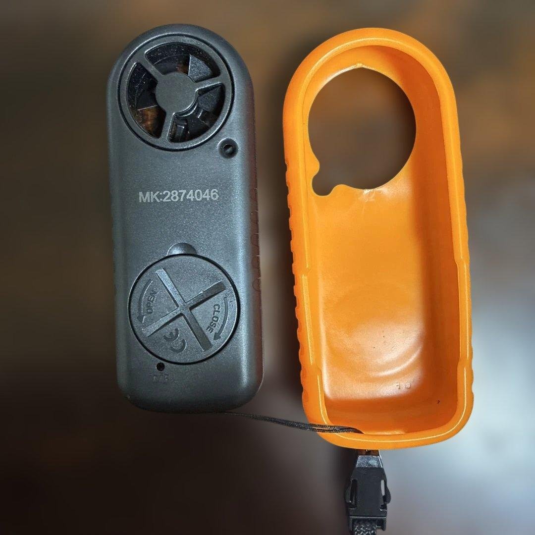 Anemometer, manufactured by Otraki, purchased May 2025 (includes box and instruction manual)