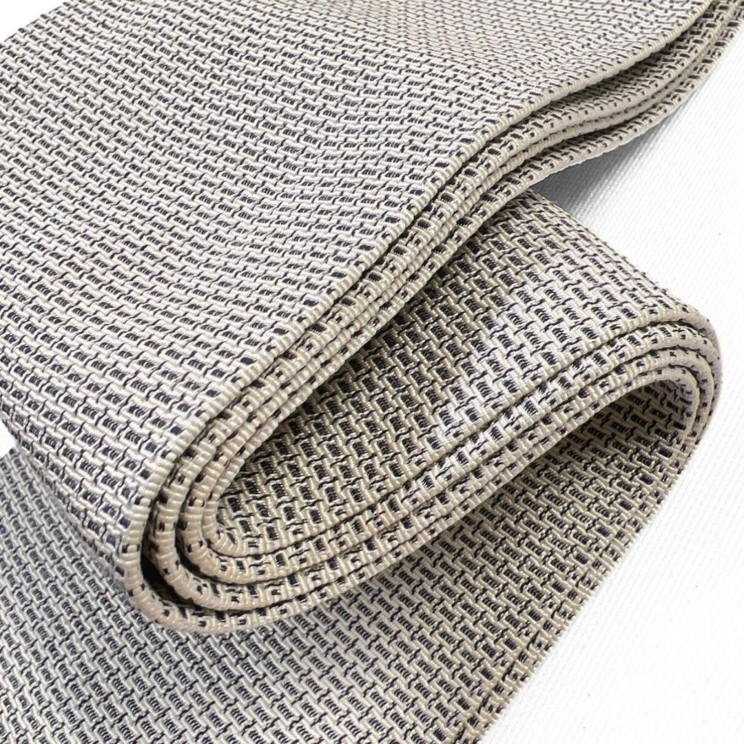 Unworn Abstract Grid Pattern Kakugo Obi (Men's Belt) for Kimono 032a p