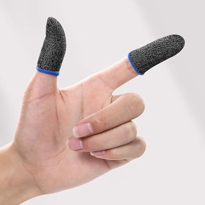 Finger Sleeve Smartphone Game Finger Cots, Set of 6