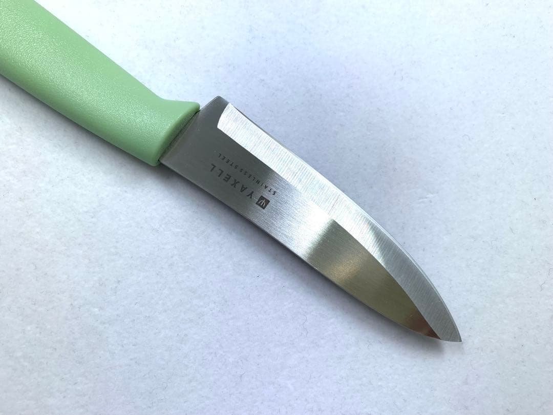 Petty Knife, Green, Stainless Steel, Made in Japan, Tsubame-Sanjo, Small Kitchen Knife