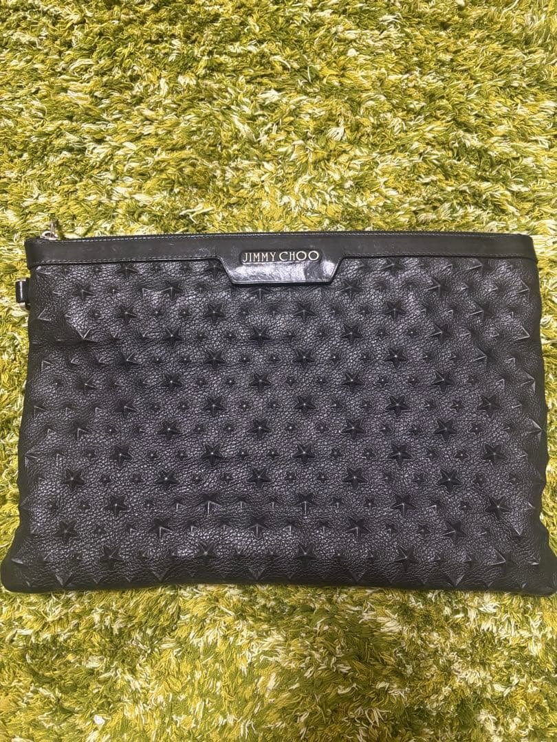 JIMMY CHOO Black Clutch Bag