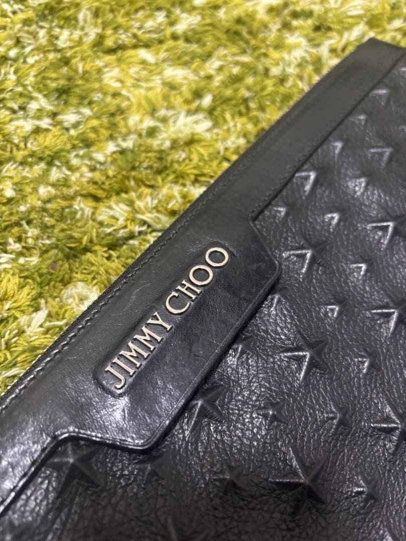 JIMMY CHOO Black Clutch Bag