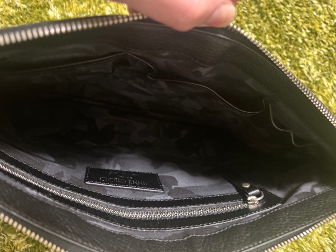 JIMMY CHOO Black Clutch Bag