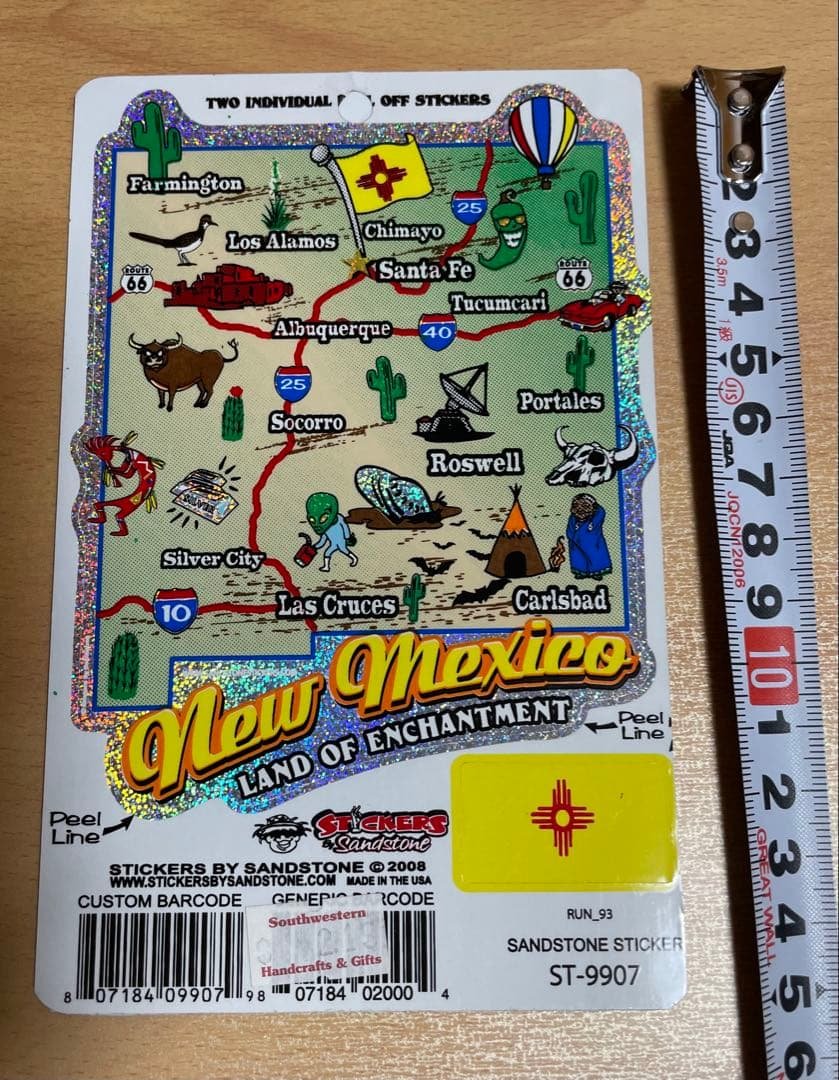 New Mexico Roswell R66 Stickers Magnet