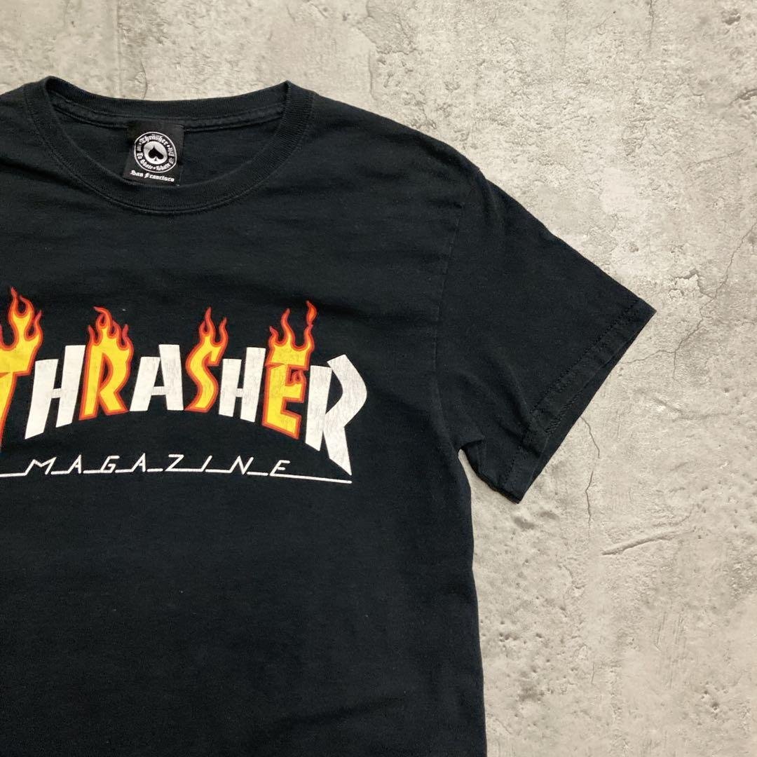 Thrasher T-Shirt, Black, Men's S