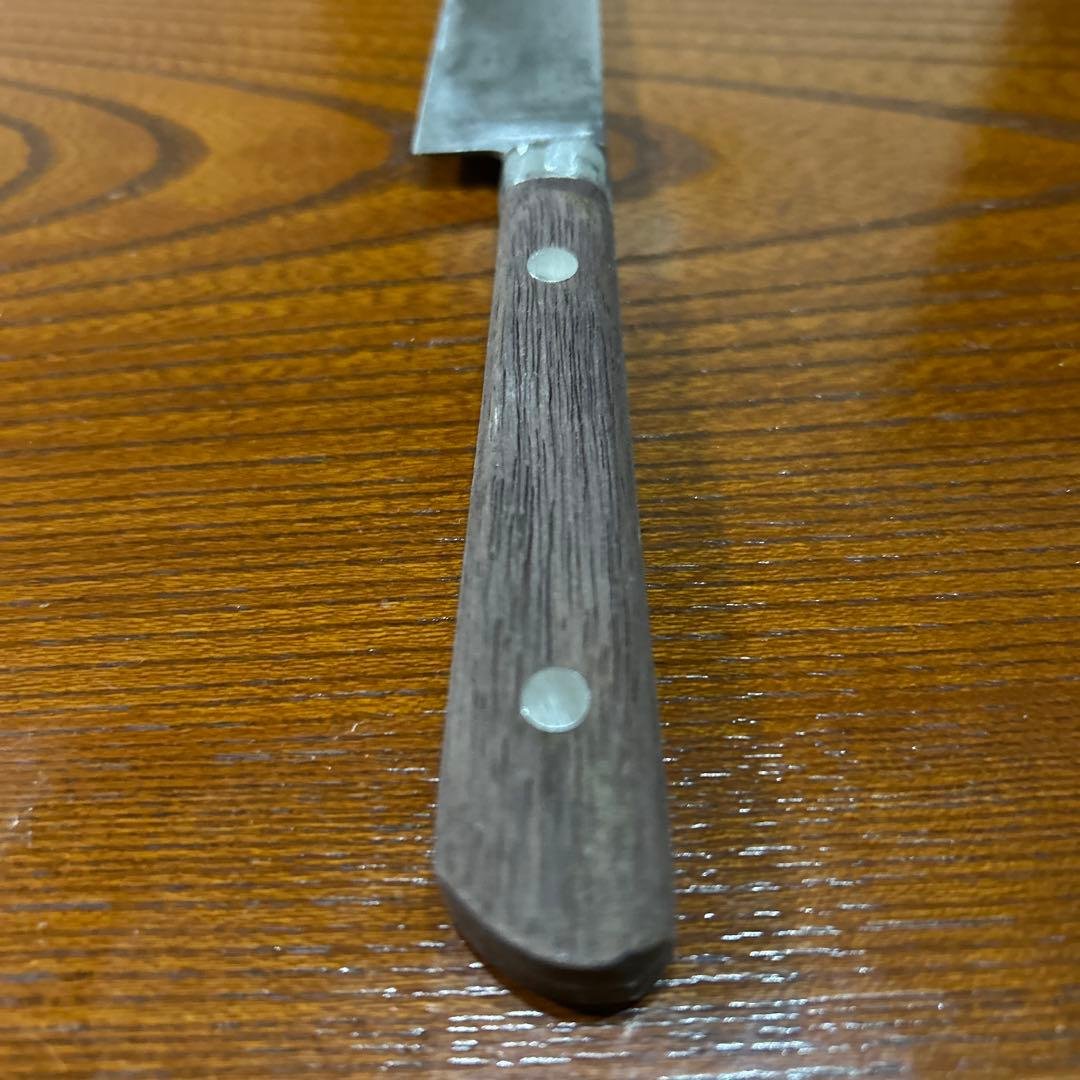 Paring Knife Size: Total length 26cm, Blade 15cm, Weight approx. 61g, Thickness approx. 1mm ★Free Shipping